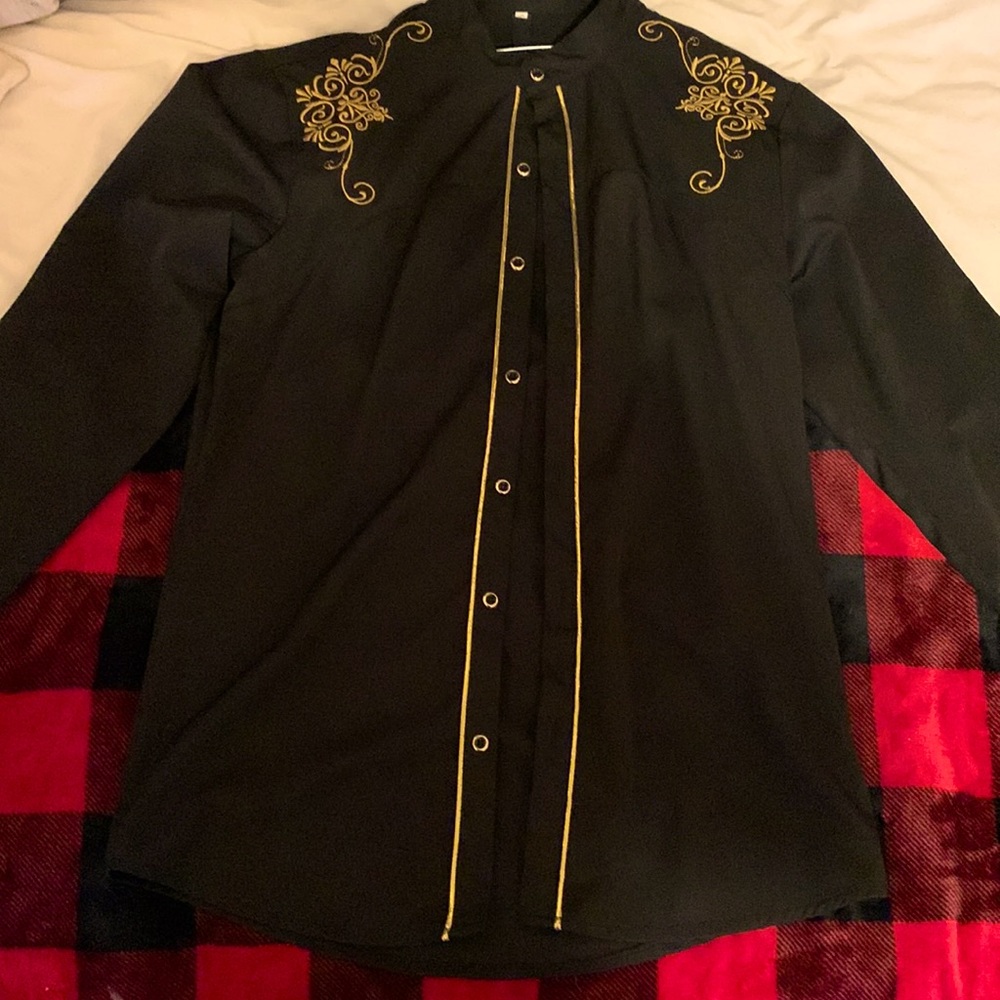Vintage Cowboy Button Up